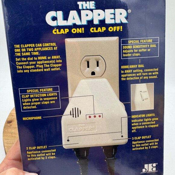 The Clapper Wireless Sound Activated On/Off Switch New sealed in wrap gift prese - Picture 6 of 11
